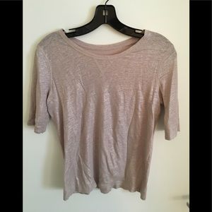 LOFT Champagne Shimmer T-shirt